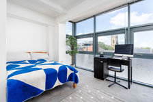 Double bedrooms fully equipped to study